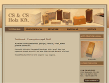 Tablet Screenshot of fadobozgyartas.hu